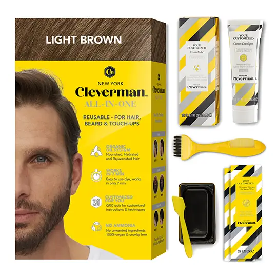 Light Brown Hair and Beard Dye