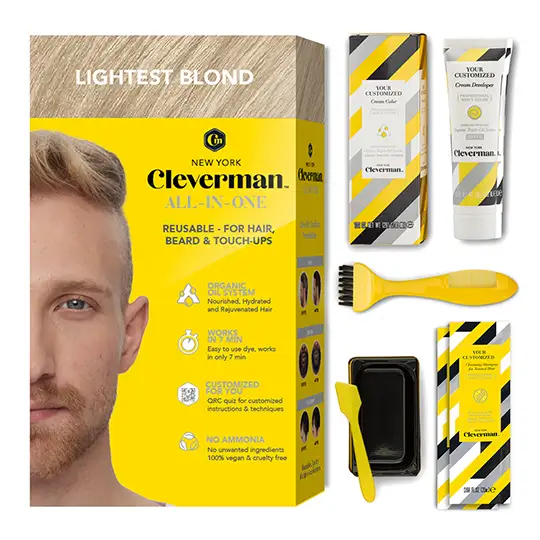 Lightest Blond Hair and Beard Dye