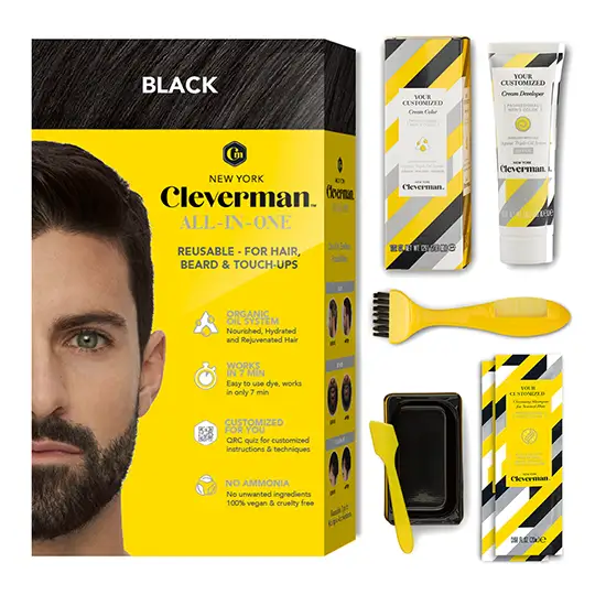 Natural Black Hair and Beard Dye